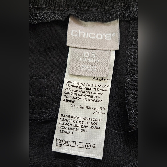 Chico's Women's Capri Pants Size 0.5 - Picture 7 of 9
